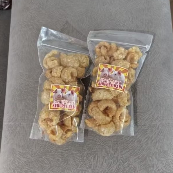 

kerupuk babi / kerupuk kulit babi / cu jiu cha / kerupuk B2
