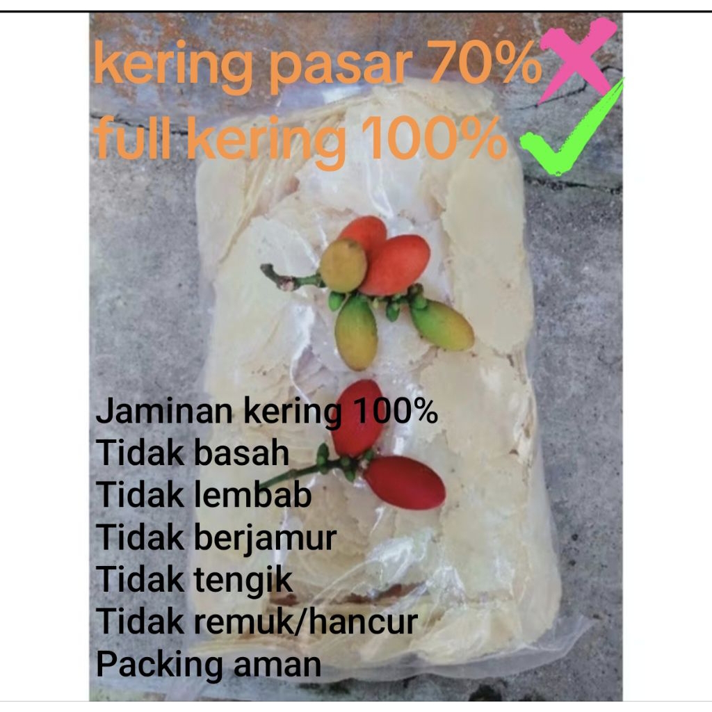 

Emping Melinjo 5 kg Full Kering Asli Kebumen Snack Keripik Cemilan Murah