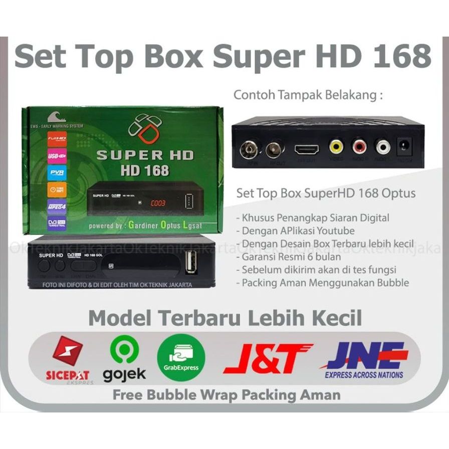 Set Top Box Super HD | TV Box | Antena Tv Digital Super hD 168 DVB T2