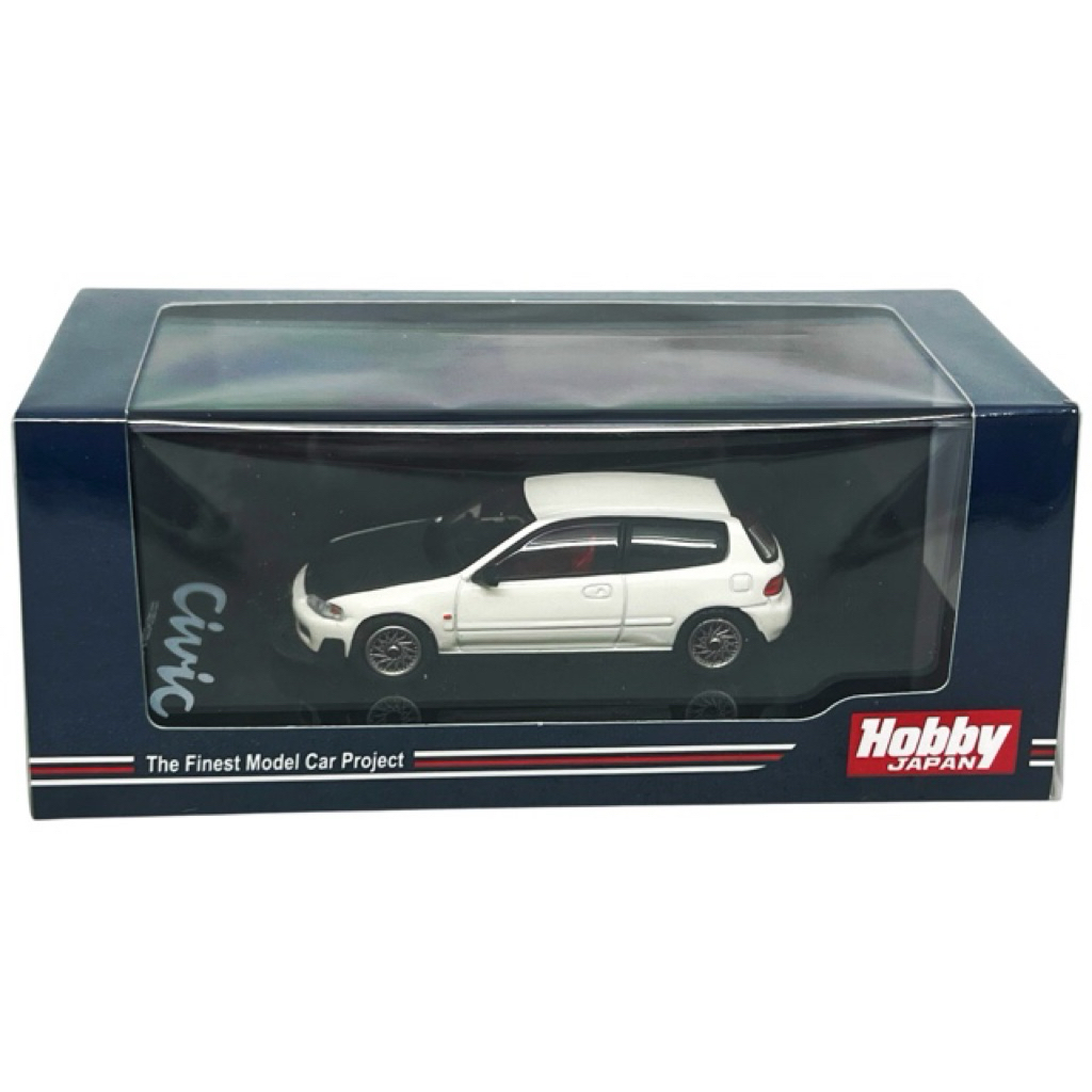 Hobby Japan 64 Honda Civic EG6 Carbon Hood Frost White