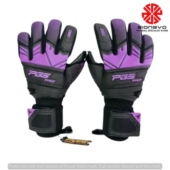 SARUNG TANGAN KIPER - PGS EAGLE SERIES BLACK/PURPLE PGS0725001_BDG