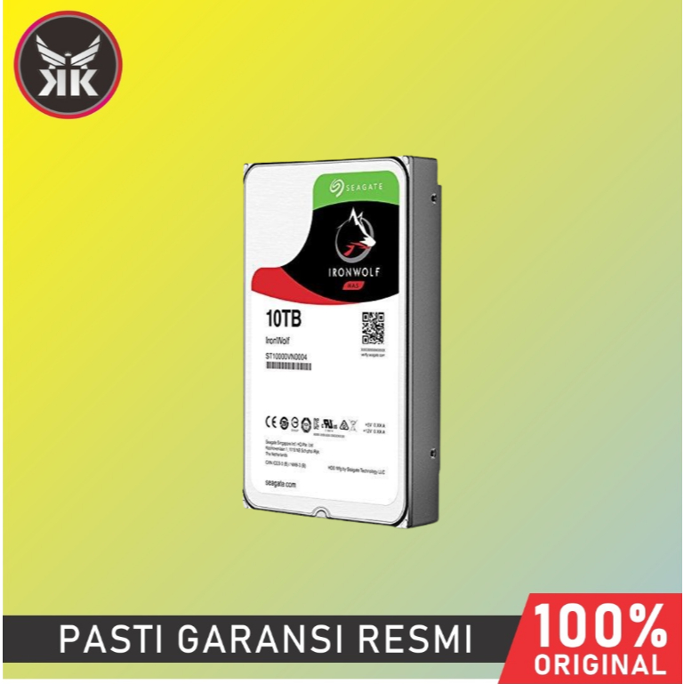 HDD SEAGATE IRONWOLF NAS 10TB SATA 7200RPM