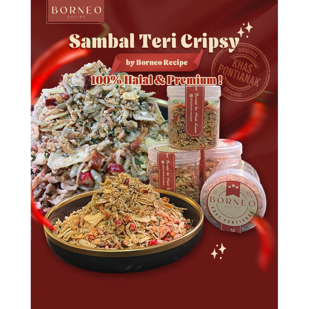 

SAMBAL TERI CRISPY || HOME MADE BY BORNEO RECIPE