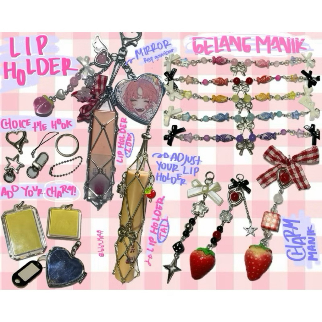 lip holder keychain