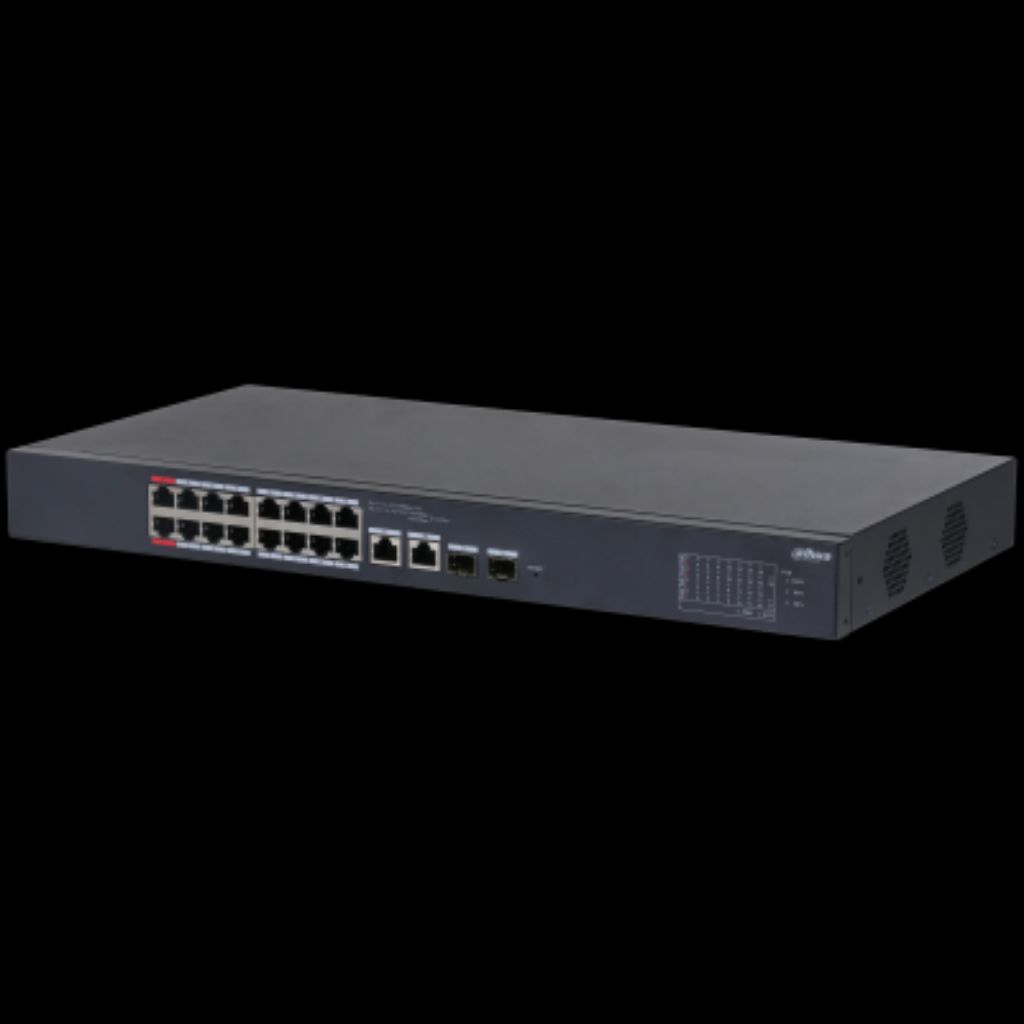 DAHUA SWITCH POE 16PORT+2UPLINK GIGABIT MANAGEMENT CS4220-16GT-135