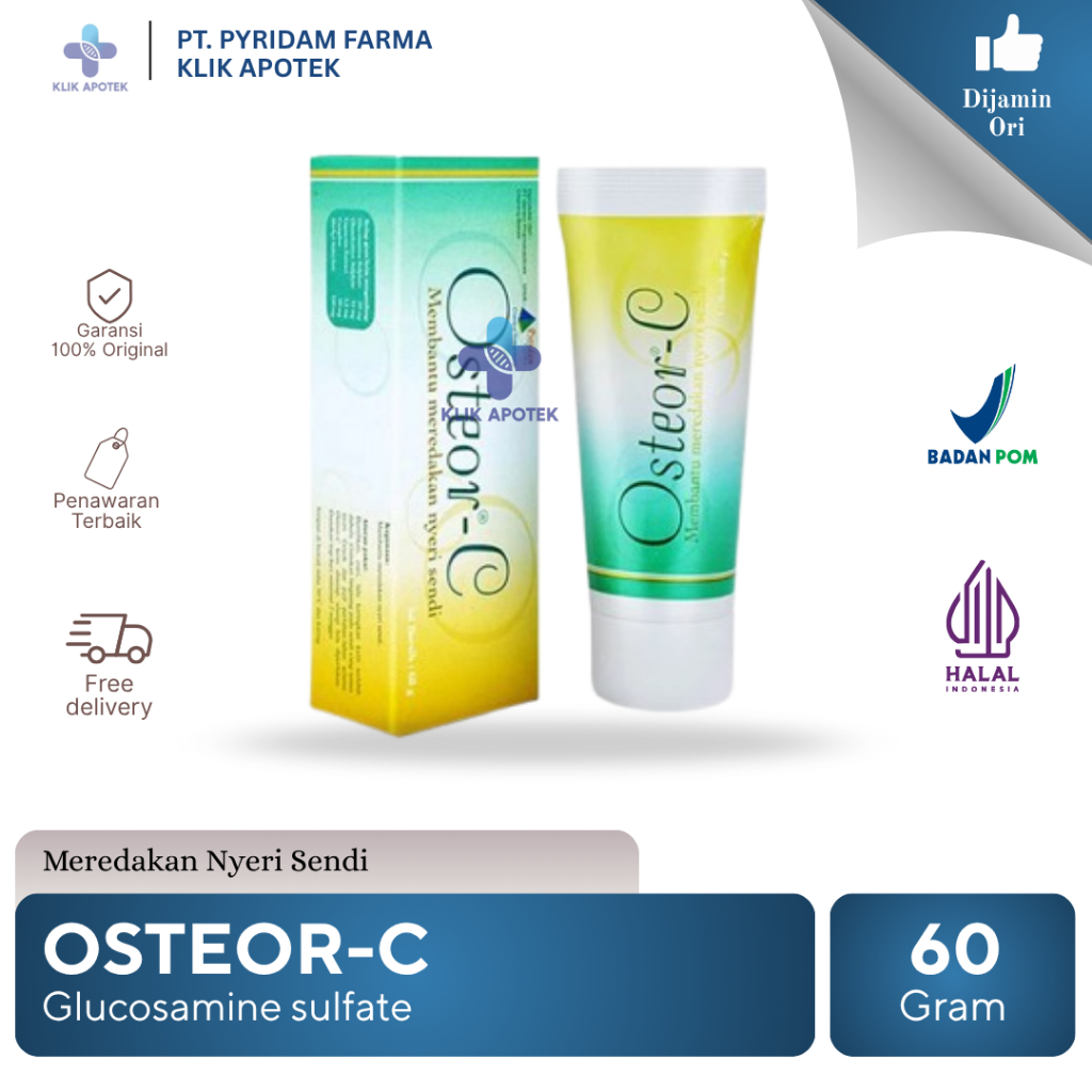 Osteor-C Cream 60 g Tube ( pereda nyeri sendi )