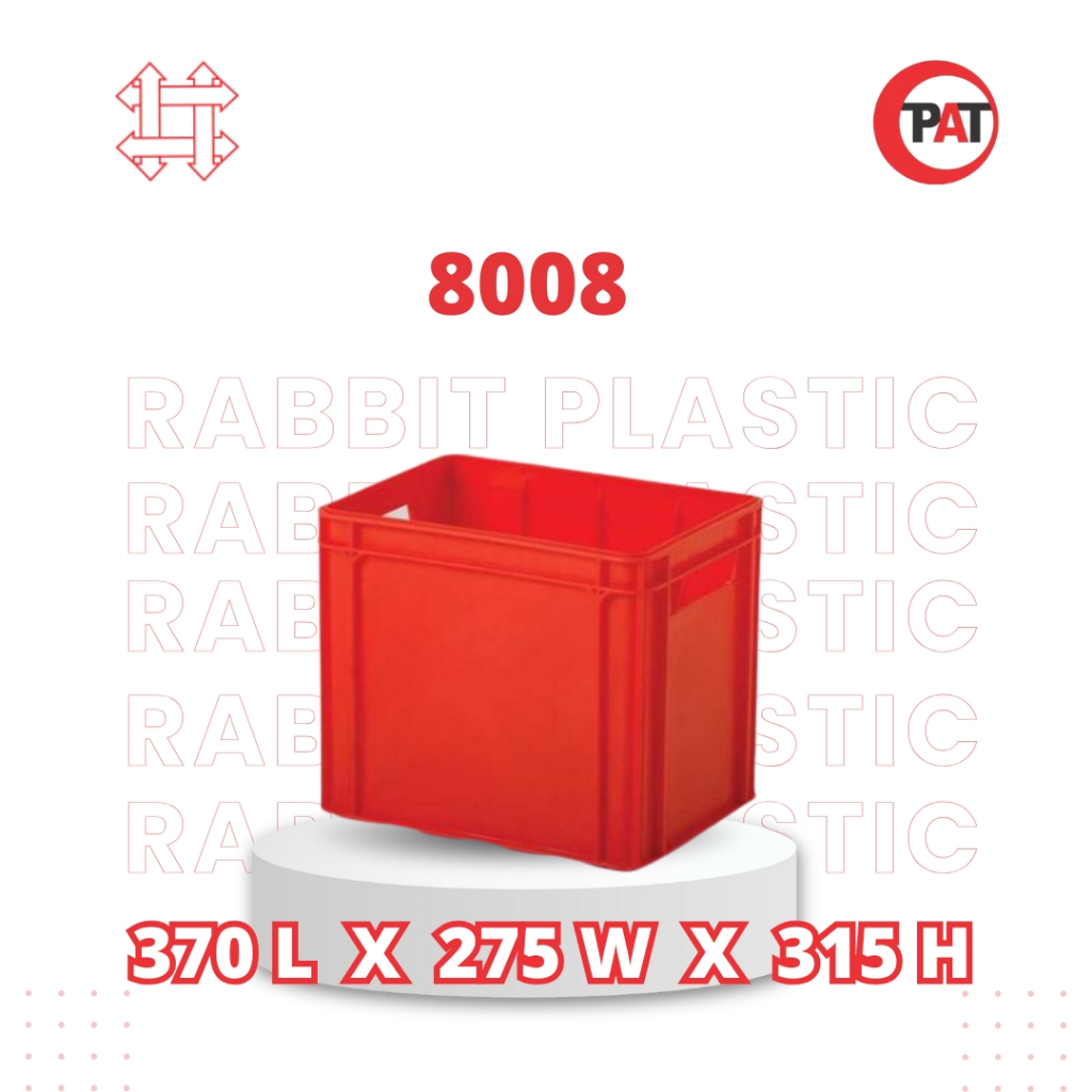 Rabbit Krat Botol (12 botol bir) 8008 Red