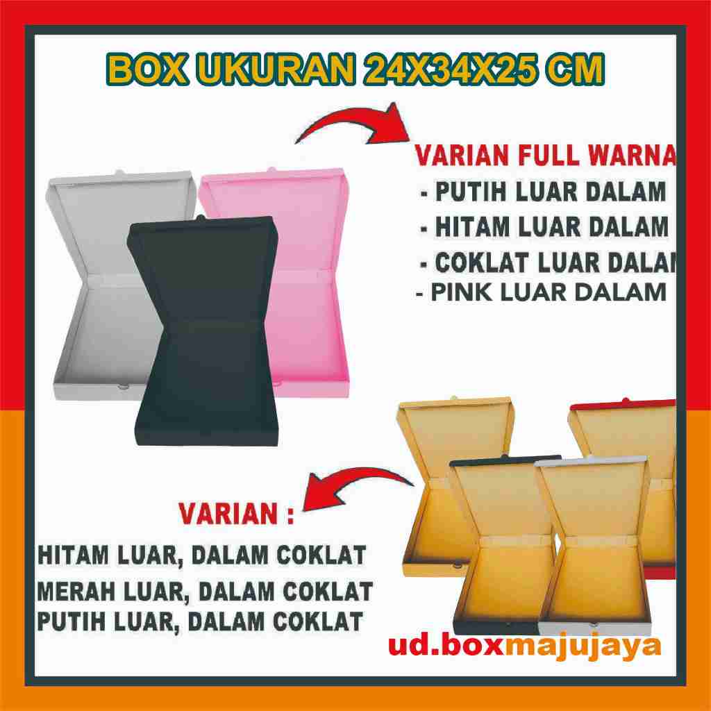 

Box 24x34x4 Cm (HILDA) / Box Lipat Depan / Box Hampers / Kardus Polos