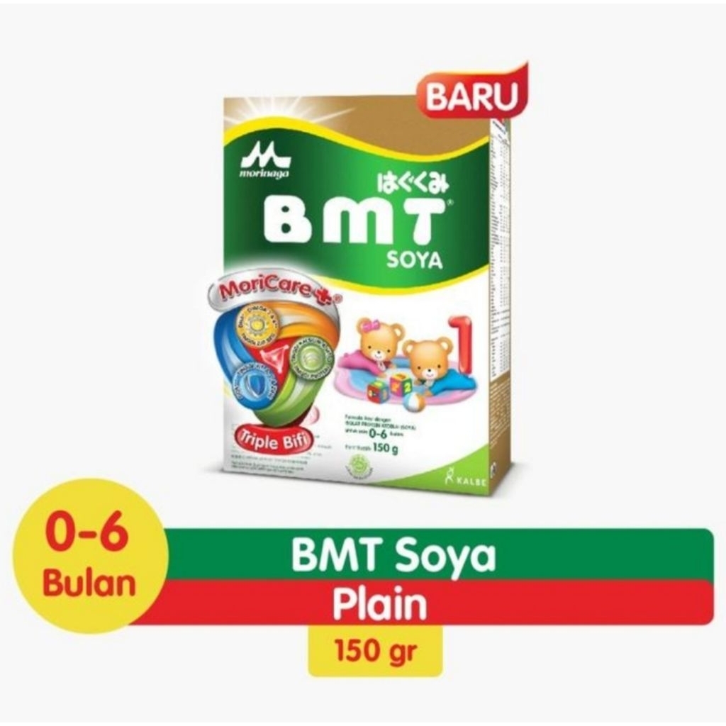Morinaga BMT Soya (Susu Kedelai Formula Bayi) 0 6 Bulan (Alergi Susu Sapi)