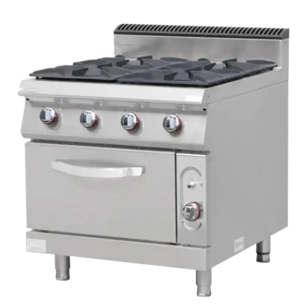 CROWN Gas Range 4 Burners With Oven E-RQB-700-4S / Kompor Gas 4 Tungku Dengan Oven