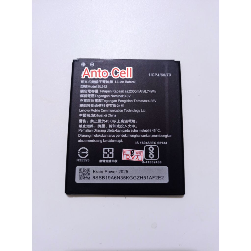 BL242 A6000 A6000+ A6600 A6600+ A6010 A2020 A6000d40 A6600d40  baterai Battery batre hp