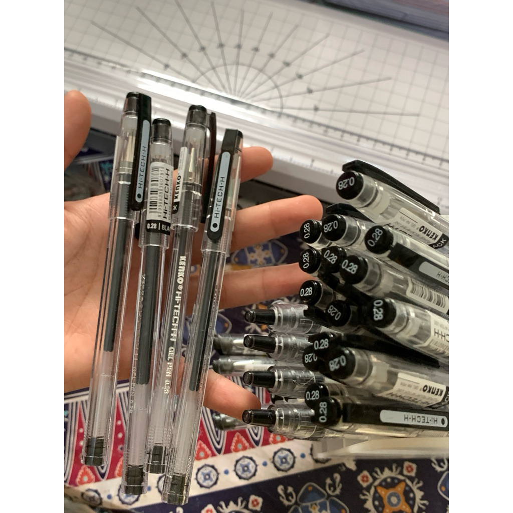 

Pulpen Gel H-Tech 0.5 mm – Tinta Halus & Cepat Kering | Pulpen Enak Dipakai Nulis