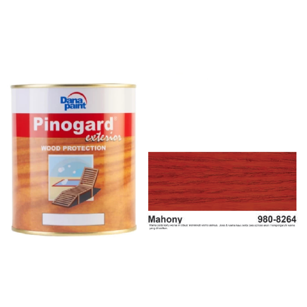 Cat Kayu Exterior DANA PAINT WOOD PROTECTION PINOGARD - MAHONY 980-8264//Cat Kayu Luar Bagus Berkual