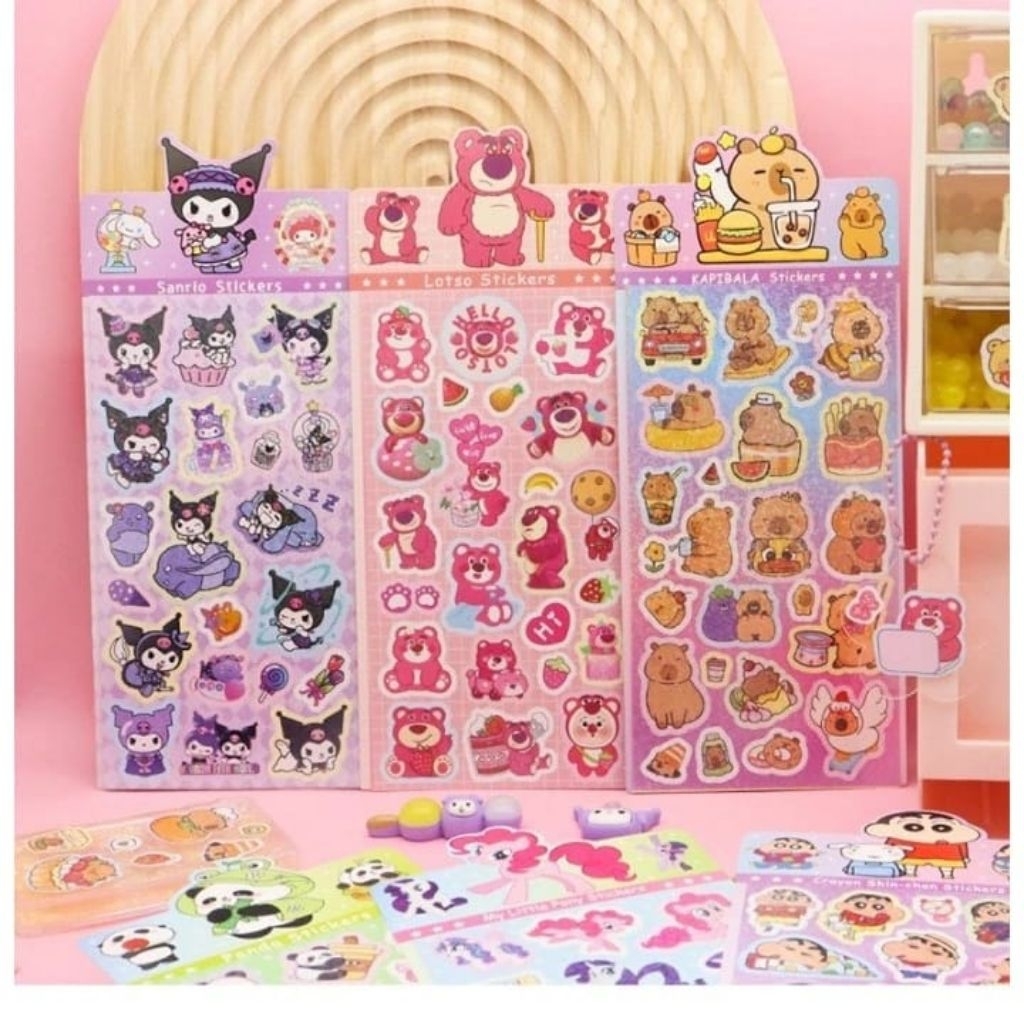 

3D Sticker/ Timbul Kartun Lucu Karakter Sticker