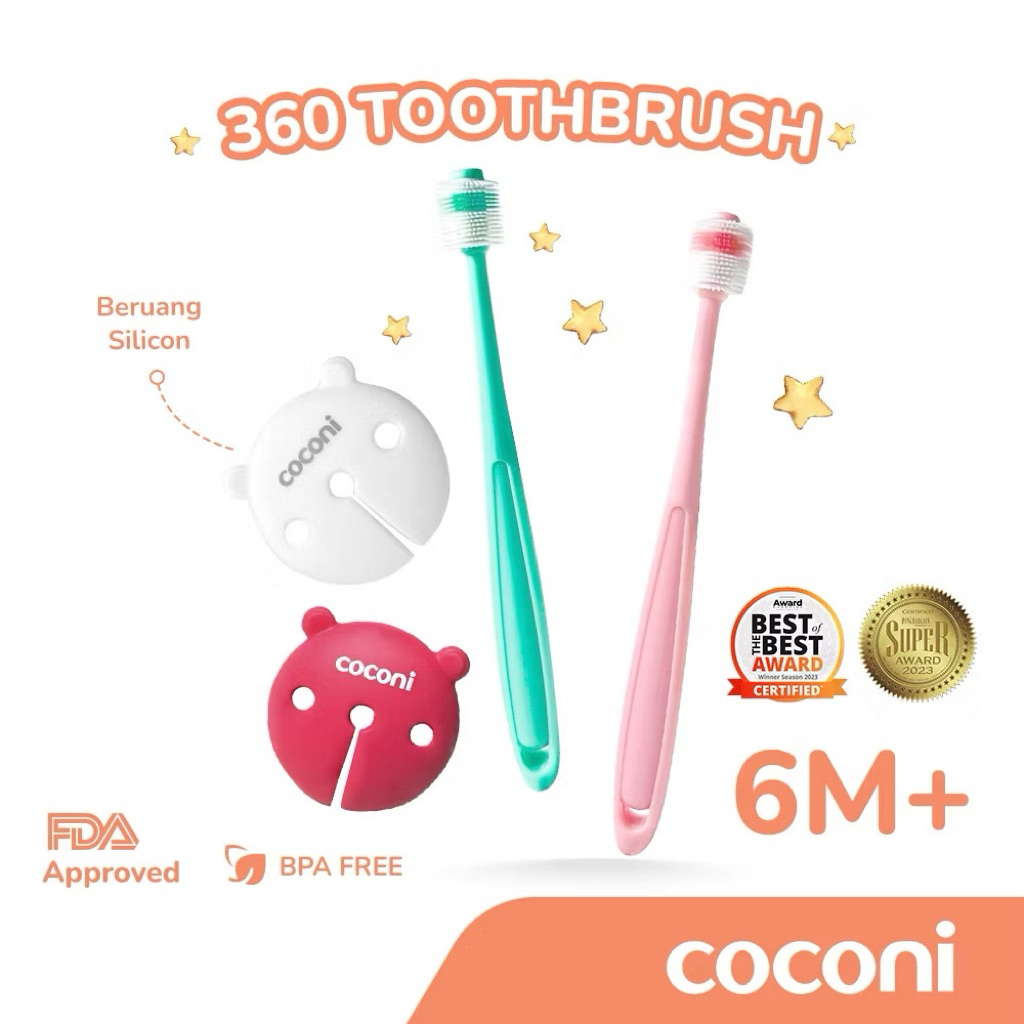 COCONI 360 Baby Toothbrush for Children