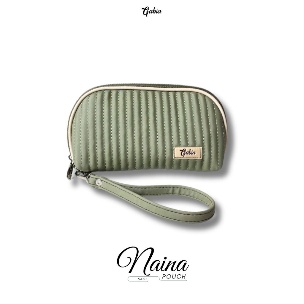 NAINA POUCH BY GABIA dompet panjang wanita anti air muat hp kartu dan uang