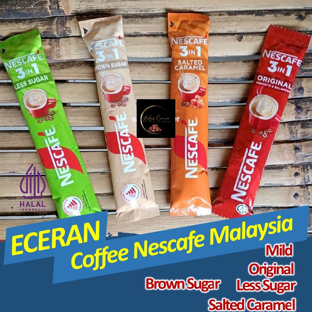 

ECERAN) Nescafe Malaysia 3 in 1 Original and Mild White Coffee