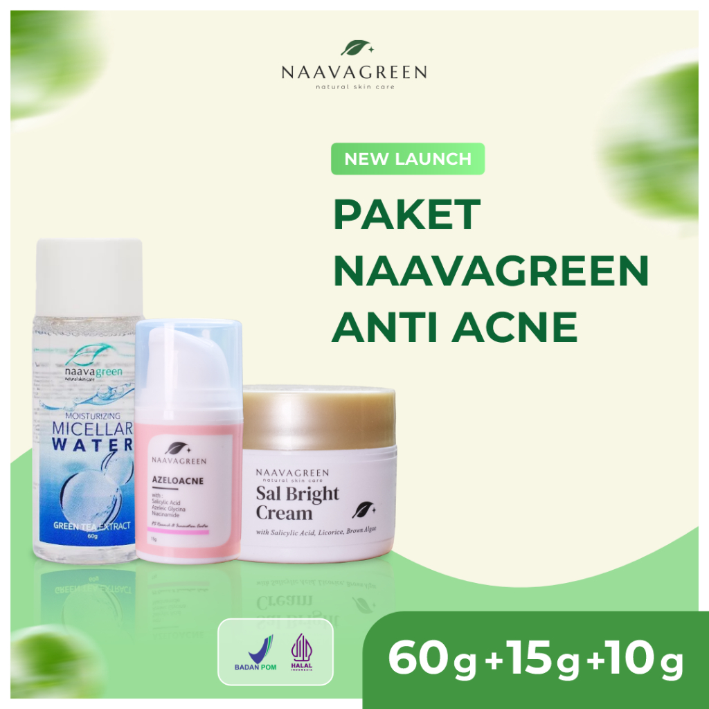 Naavagreen - Paket Acne Basic - Solusi Jerawat dan Beruntusan