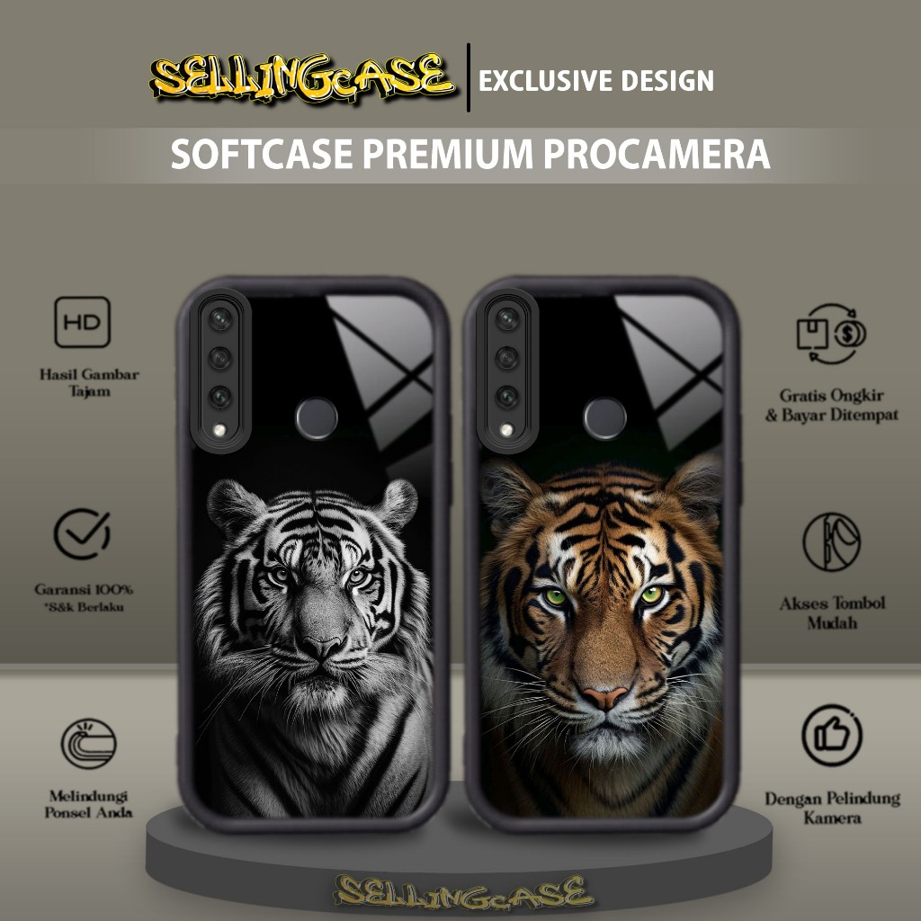 Case Premium Compatible For HUAWEI Y6P 2020 Motif [ MCN ] Casing Softcase Glossy Anti Jamur