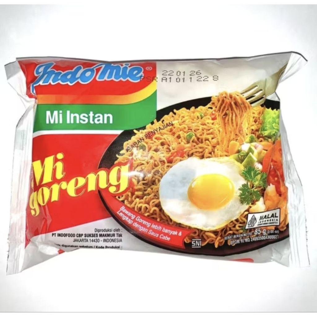 

Indomie Goreng Instan / Mie Instan Indomie Goreng 85gr