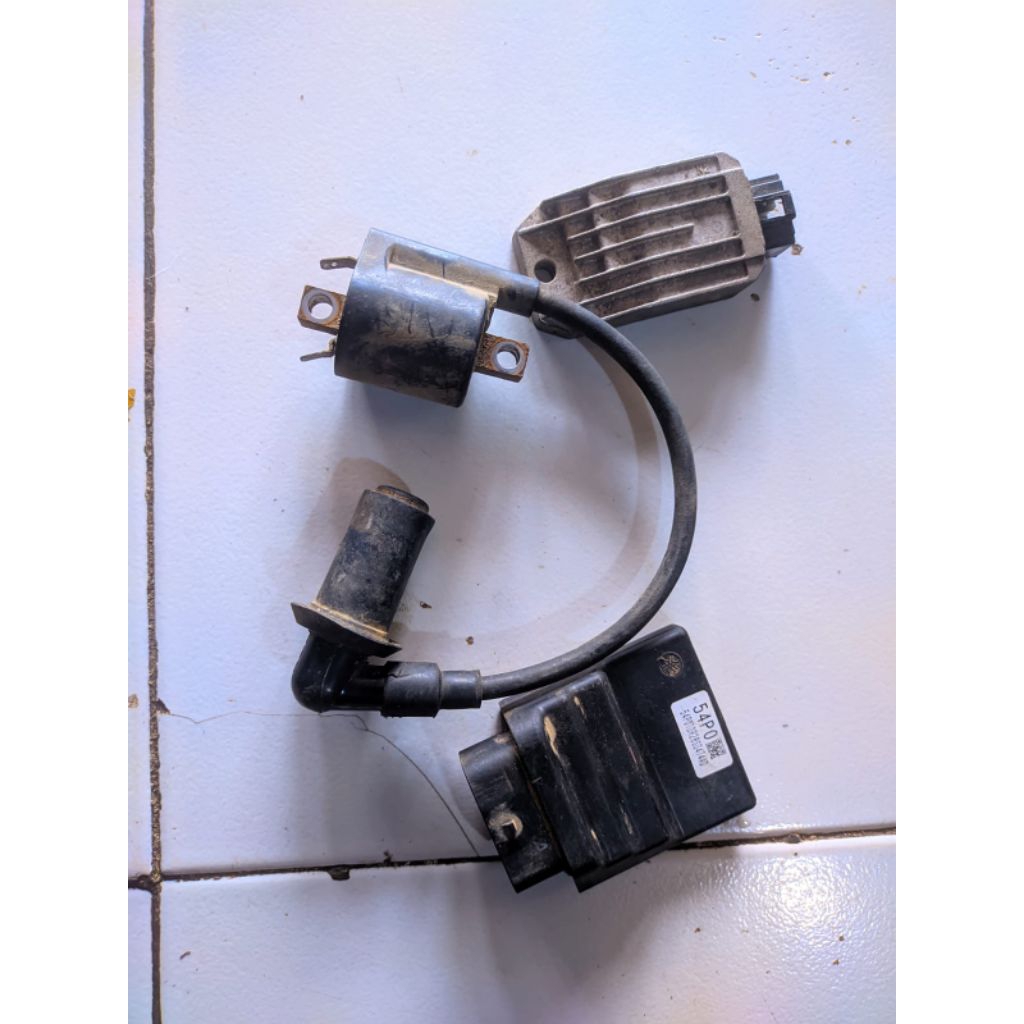 ecu/cdi set kiprok+kuil yamaha mio j pnp mio gt /xtride asli cabutan