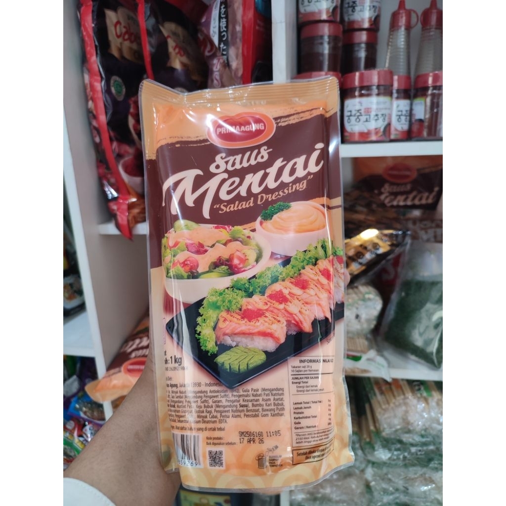 

Saus mentai prima agung kemasan 1kg