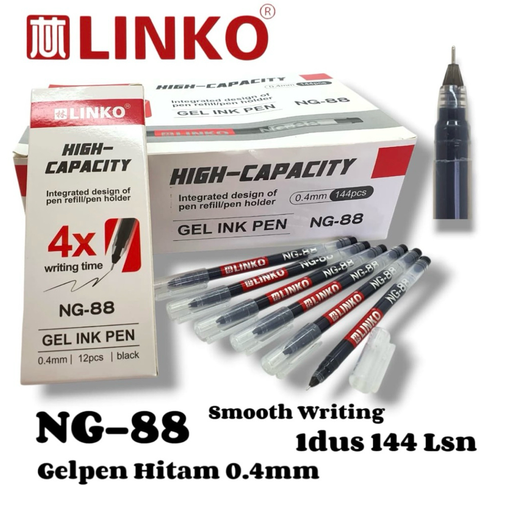 

BOLPEN LINKO PULPEN Zuishua MURAH BALLPOINT Gel NG-88 (12pcs)