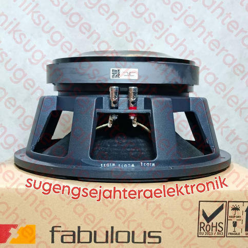 Speaker 12 inch Fabulous PA 100122 W New Original