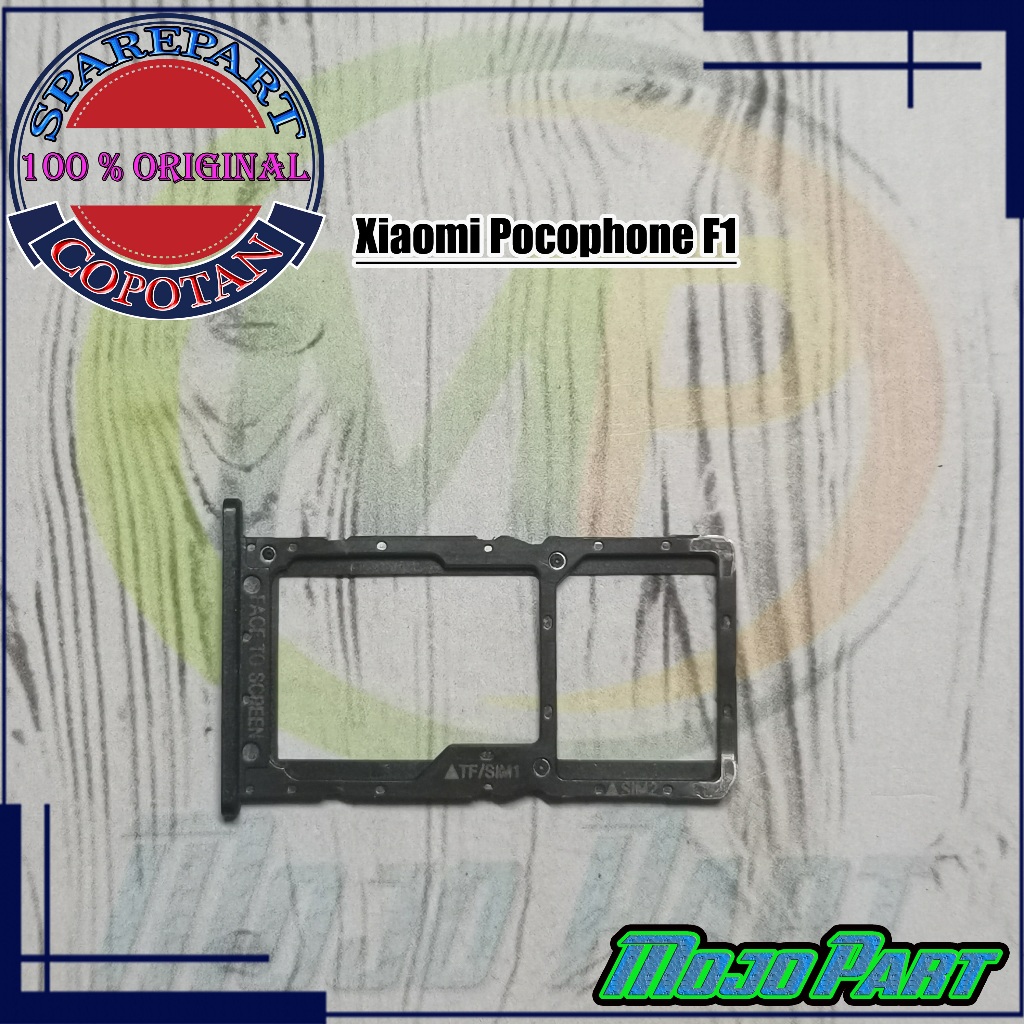 Xiaomi Pocophone F1 Sim Tray Sim Lock Original Copotan - Slot Sim Card | Mojo Part