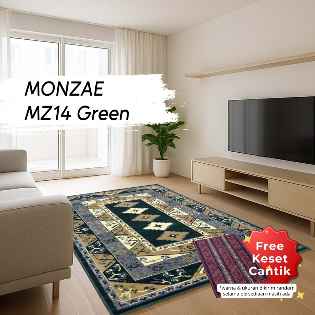KARPET MONZAE 210 X 300 MZ14 GREEN