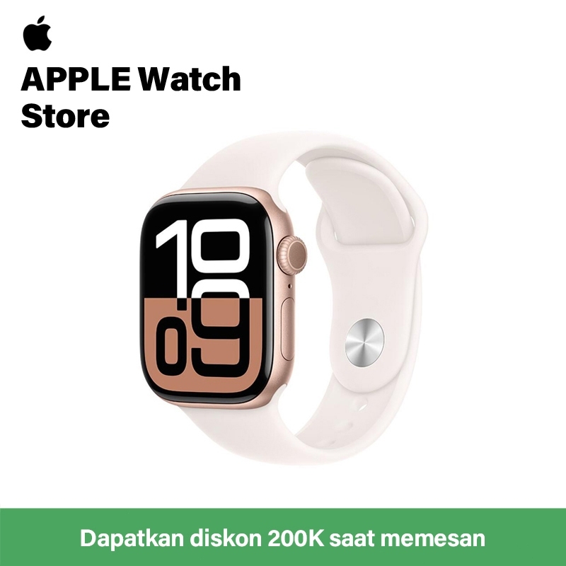 Promo Terbaru Apple Watch Seri 10 Gps 46Mm Dengan Sport Band Apple Watch Asli Baru Murah