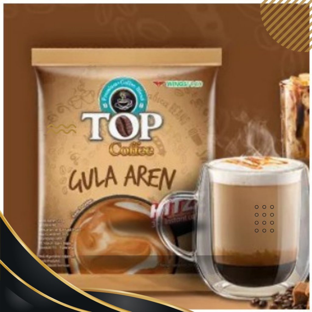 

Top Coffee Tubruk Gula Aren Susu 3 in 1 Sachet 23gr – Kopi Instan Rasa Premium