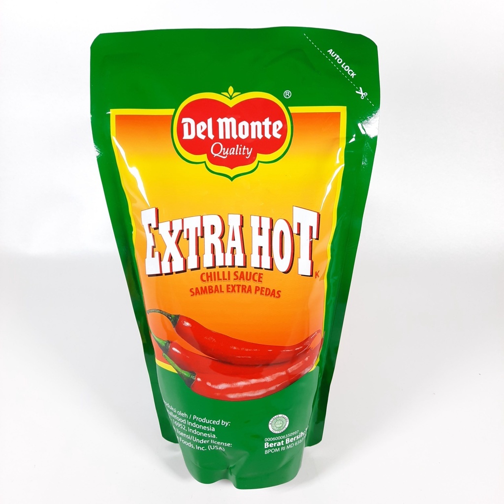 

Del Monte Saus Sambal / Saus Tomat / Del Monte Ketchup Pouch 1 KG
