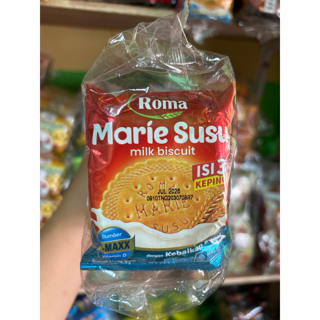 

roma marie susu biskuit sachet isi 11pcs (grosir)