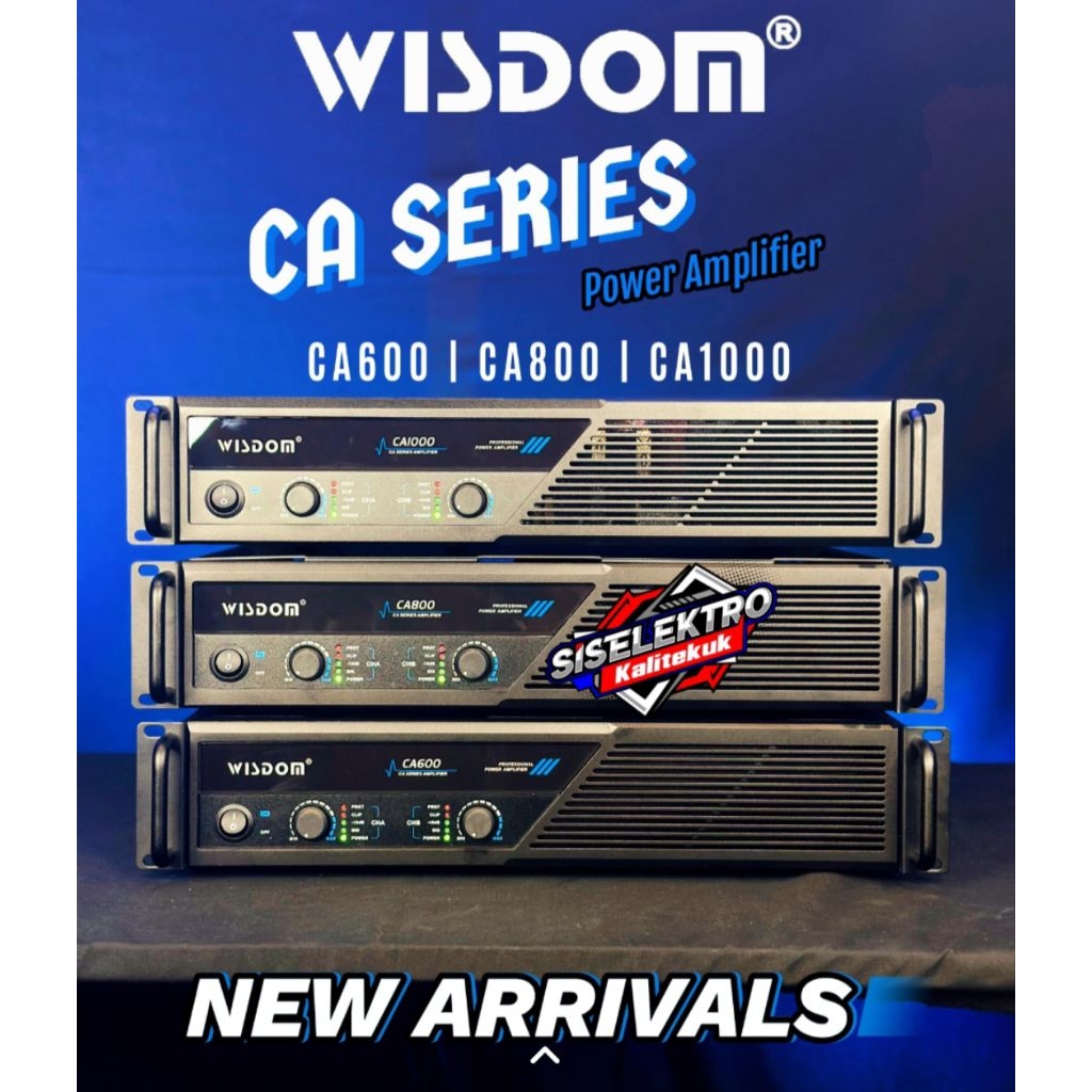 Power amplifier wisdom ca1000 wisdom ca 1000