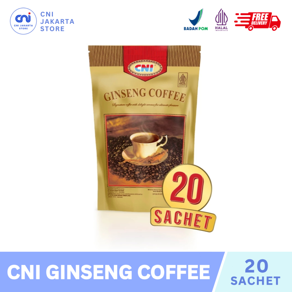 

CNI Ginseng Coffee (20 Sachets) - Kopi Ginseng CNI