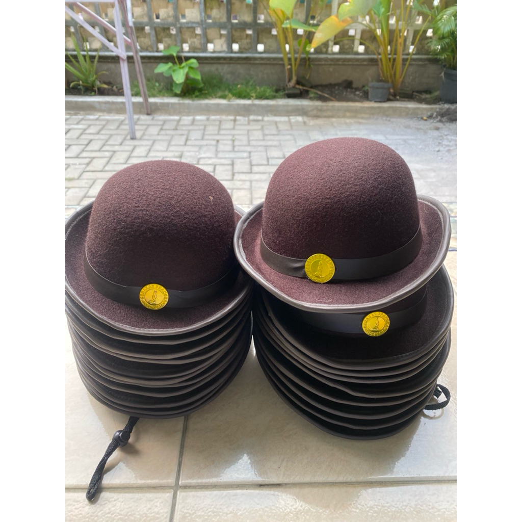 TOPI BONI/TOPI PRAMUKA WANITA/BIJIAN/MURAH/GROSIR