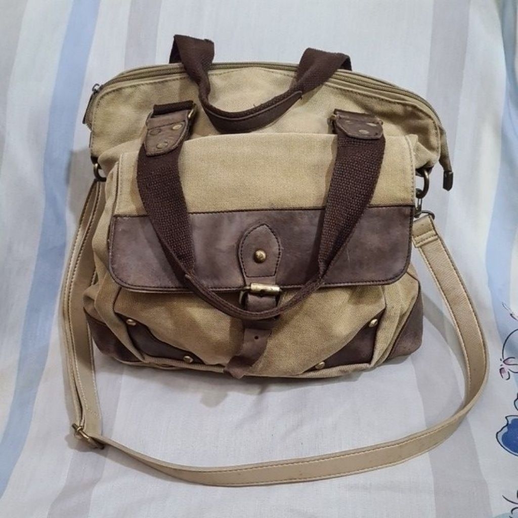 Tas ZAPATOS Leather Canvas