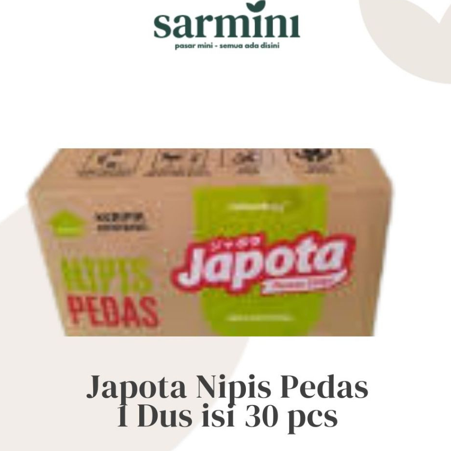 

Japota Nipis Pedas 68gram 1 Dus 30 pcs