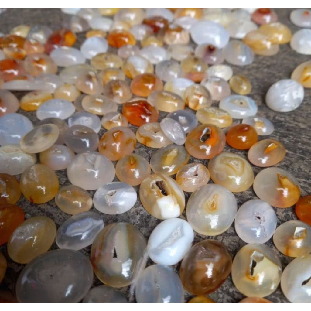 Batu Akik Combong Asli Natural