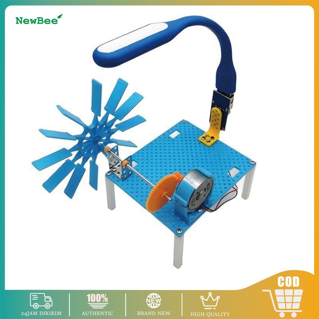 Diy Kit Water Turbin Pembangkit Listrik Tenaga Air Generator Diy Project Sain Dan Edukasi Mainan Plt