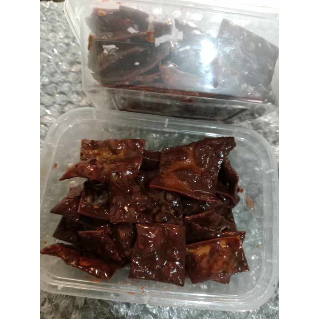 

Kripik Pangsit Lumer Coklat