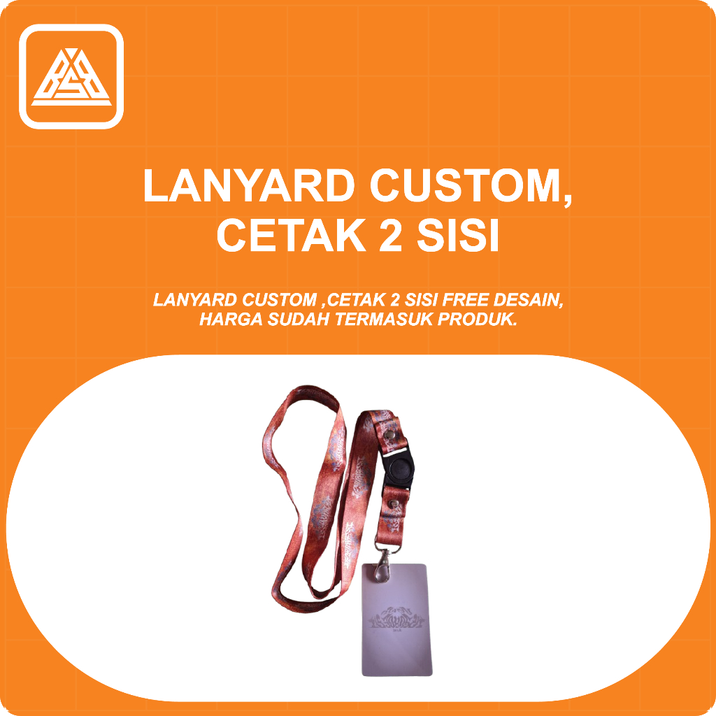

Tali lanyard Costum Cetak 2 Sisi