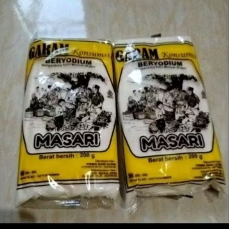 

GARAM BERYODIUM MERK MASARI 200gram