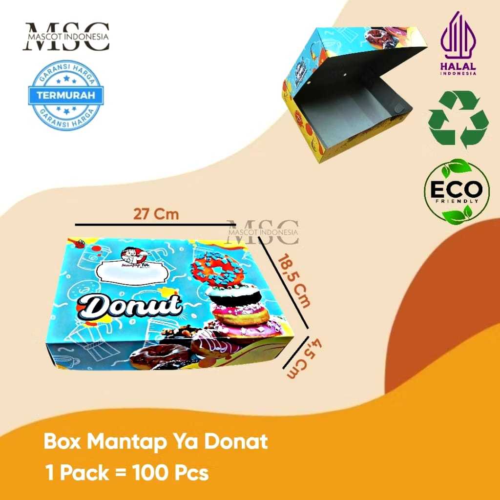 

Box Mantap Donat Ya 27 x 18,5 Merk Olin