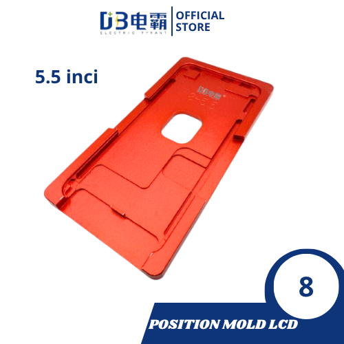 Electric Tyrant cetakan lcd iphone 8 plus 5,5 inci position mold frame oca