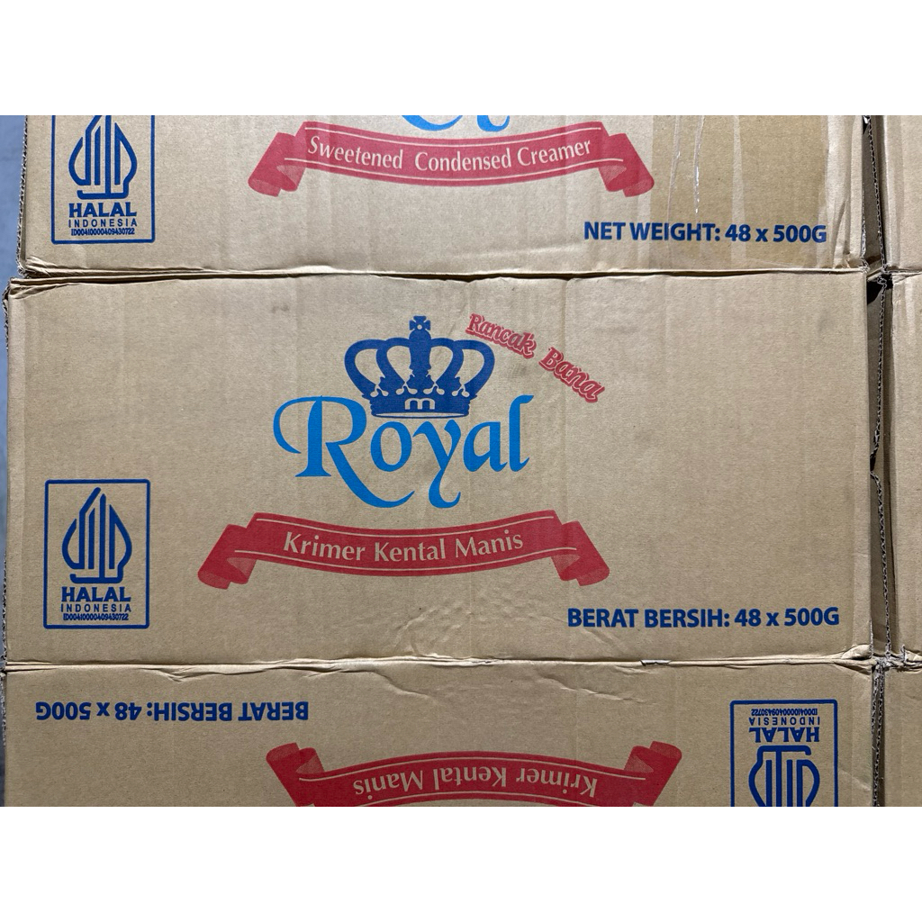 

Susu Royal 500 gram @ 48 kaleng / 1 dus