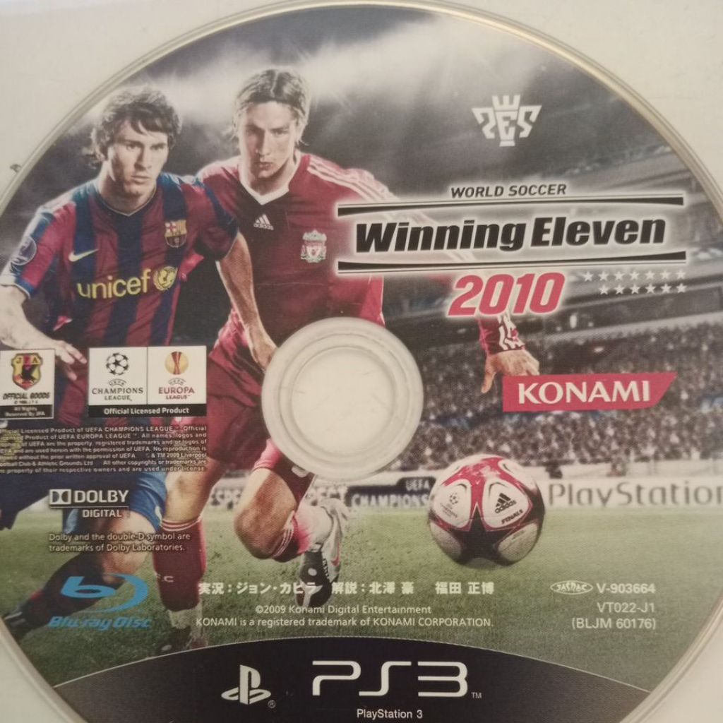 KASET PS3 SECOND WINNING ELEVEN 2010