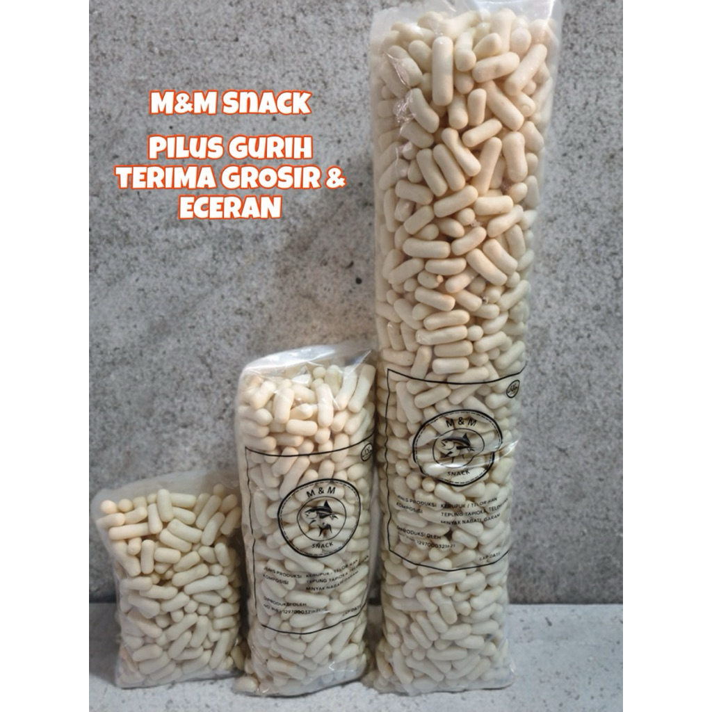 

Pilus ikan gurih original dan rasa rujak