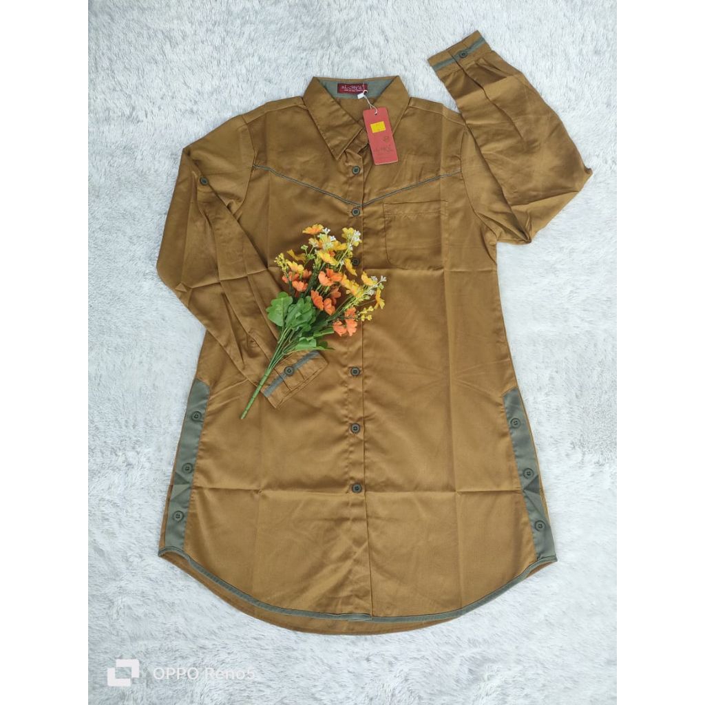 atasan santri premium /atasan formal/kemeja formal /baju santri perempuan